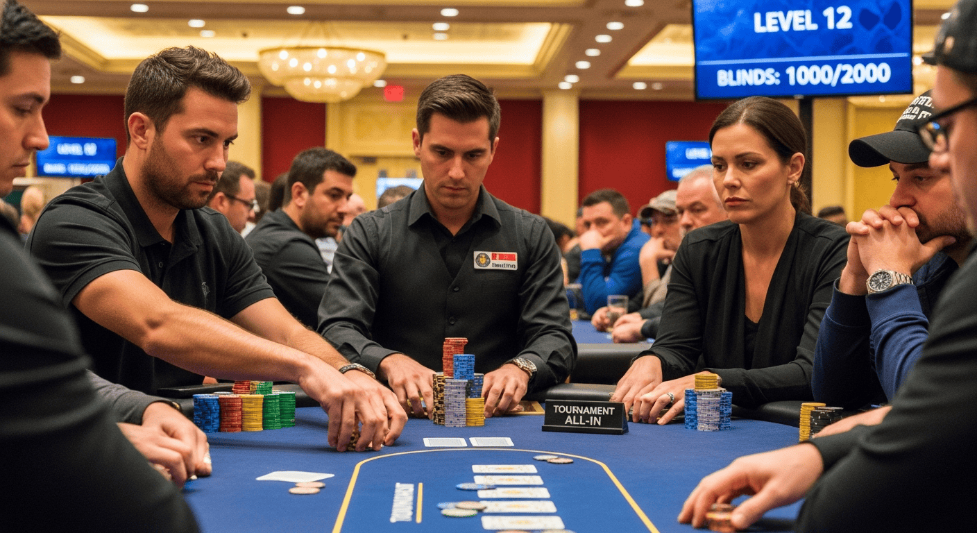 all-in au poker en tournois