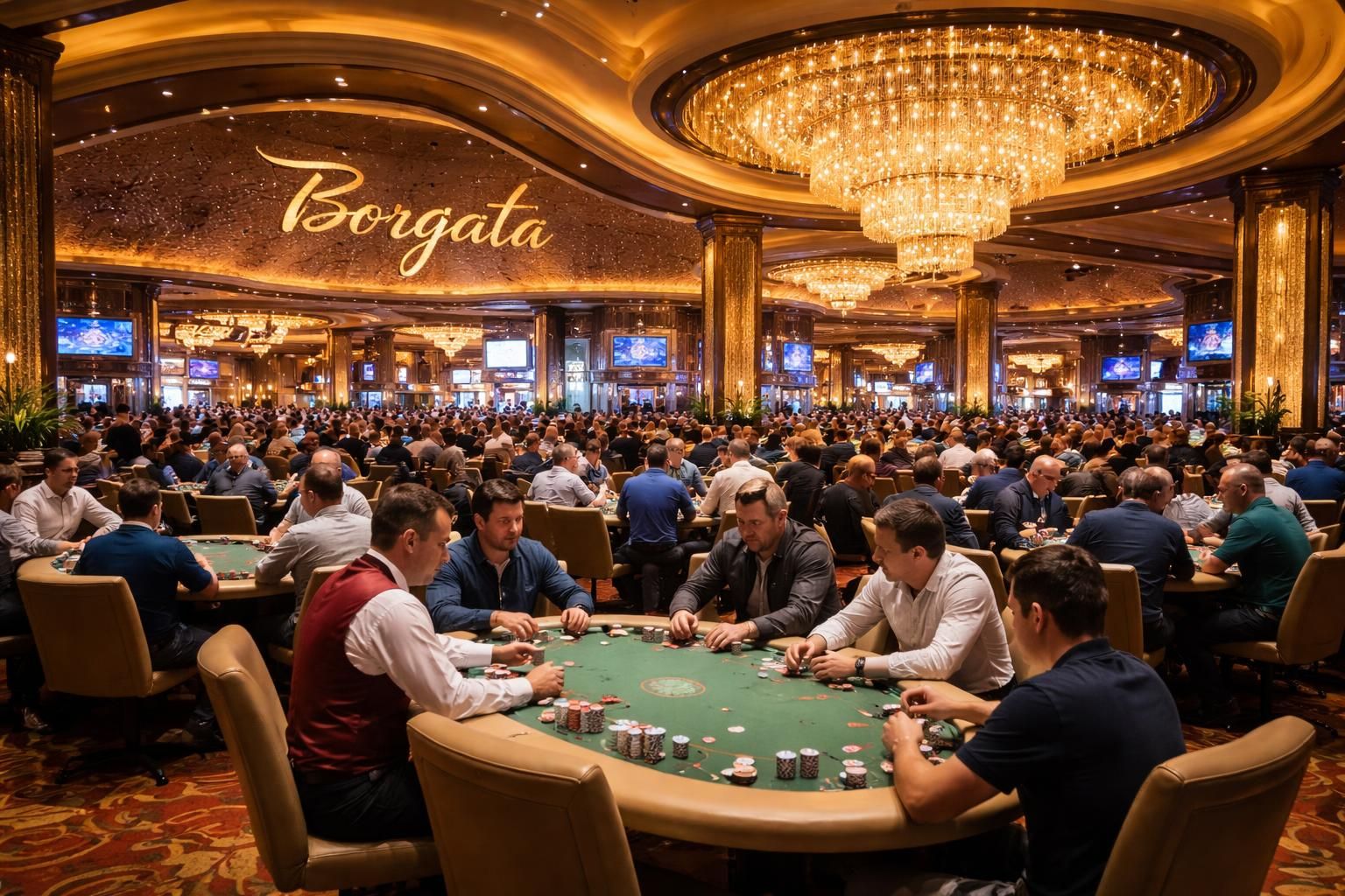 découvrez une journée typique à la salle de poker borgata à atlantic city aux usa, entre ambiance animée, joueurs passionnés et tournois palpitants.