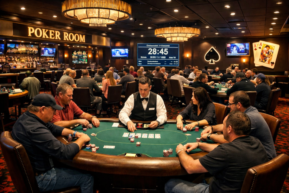 salle de poker IP Casino Resort Spa