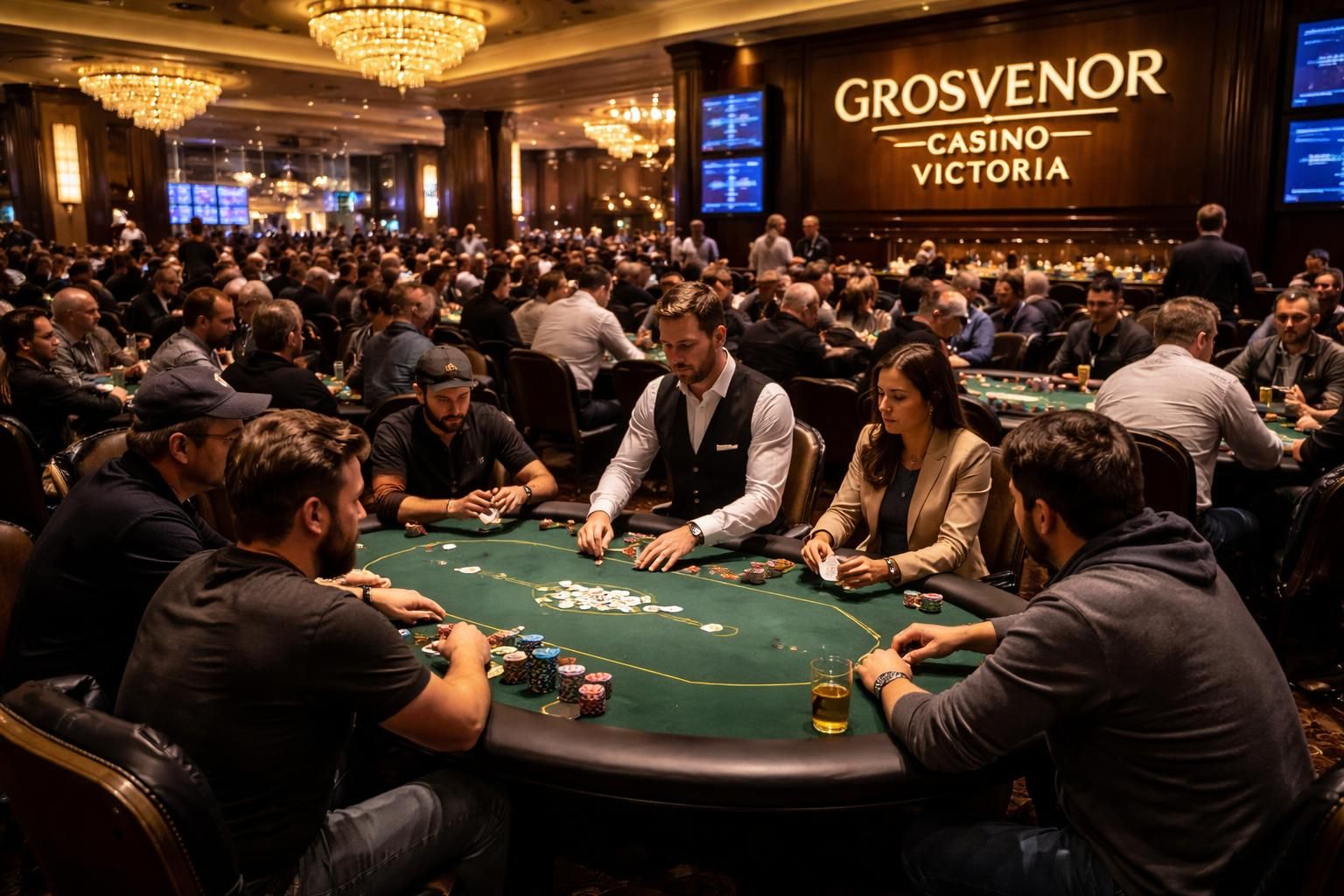 vivez des expériences inoubliables à la salle de poker grosvenor casino à victoria, royaume-uni. profitez d'un cadre élégant, de tournois passionnants et d'une ambiance conviviale pour tous les amateurs de poker.